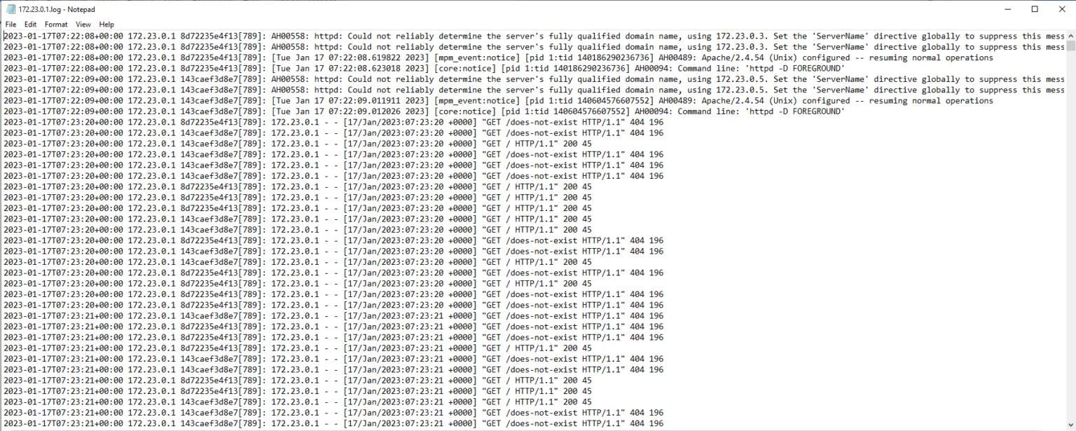 Apache Access Logs
