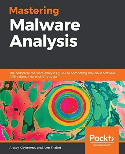 Mastering Malware Analysis Book Cover