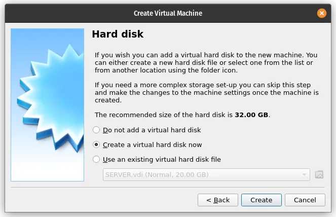 Virtual Hard Disk Creation