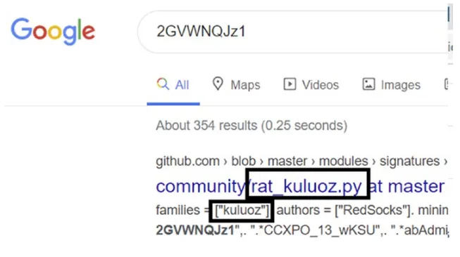 Mutex Analysis via CreateMutant API Call