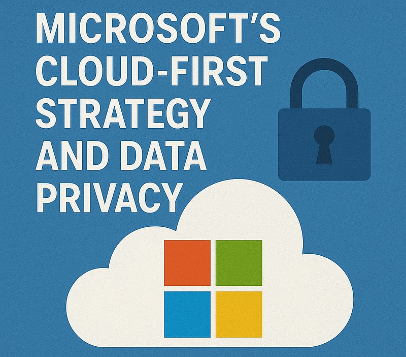Microsoft's Cloud-First Strategy and Data Privacy