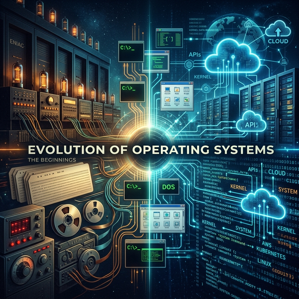 The Birth of Computers and the First Operating Systems